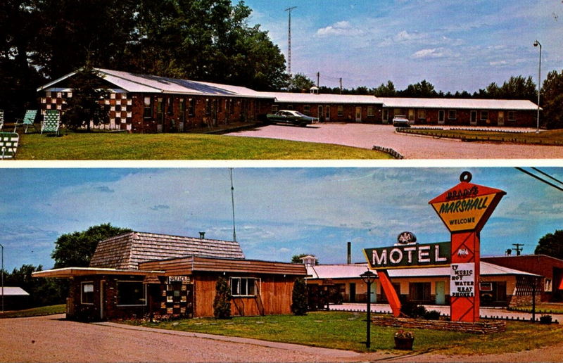 Hospitality House Motel (Marshall Motel) - Old Photos And Post Cards